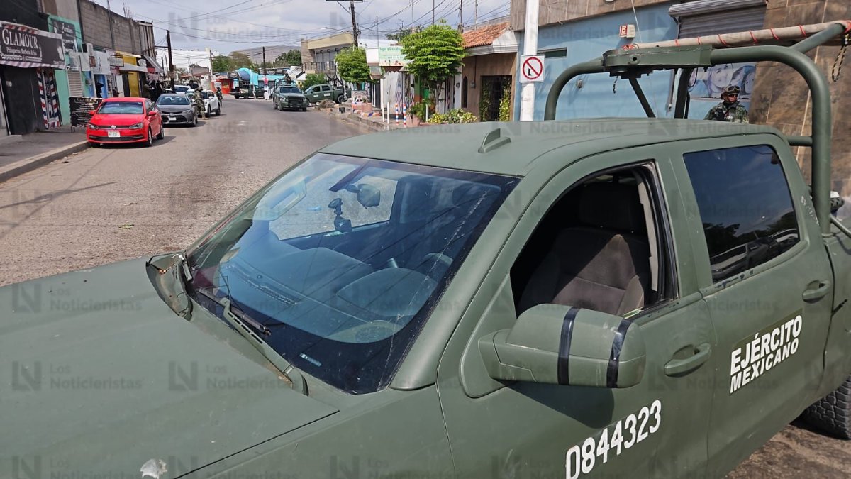 balacera en la 21 de marzo de culiacan bala ejercito mexicano