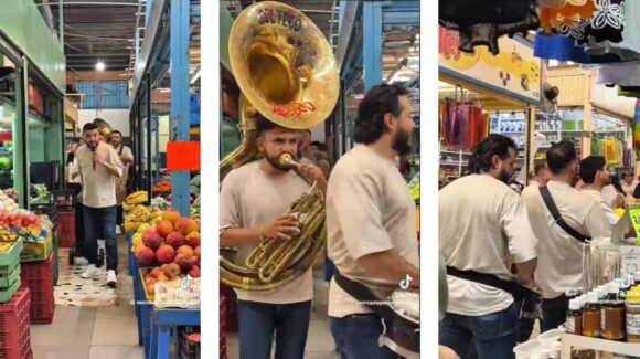 ¡Iuuuu! Banda El Recodo ‘toma’ el Mercado Pino Suárez; sorprenden con grabación con causa en Mazatlán, Sinaloa