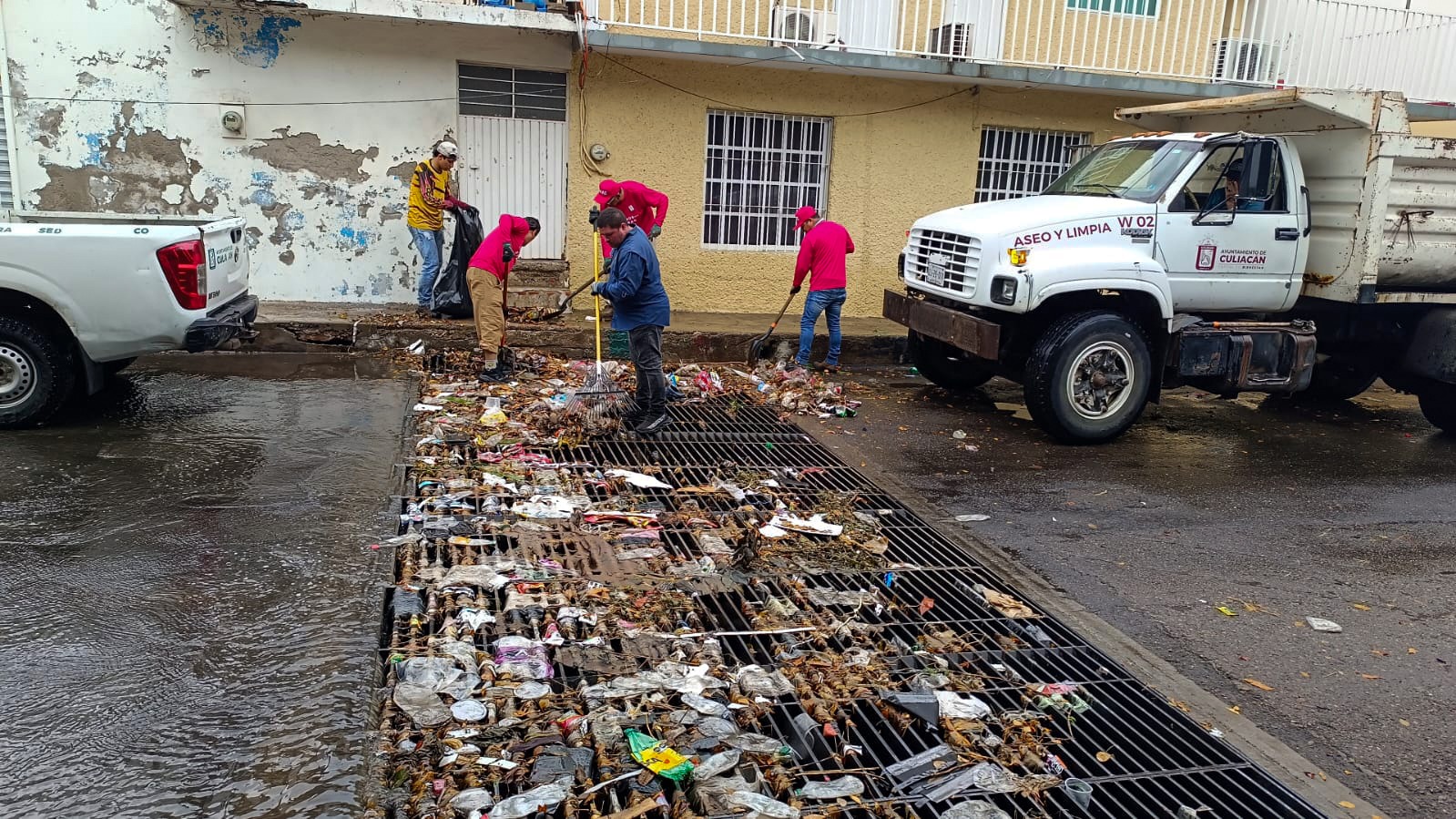 Basura lluvias Culiacán