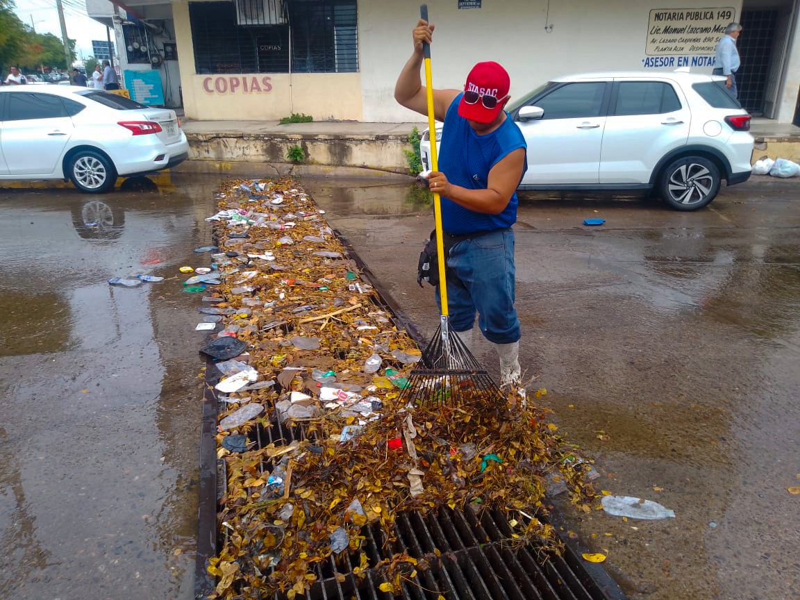 Basura lluvias Culiacán