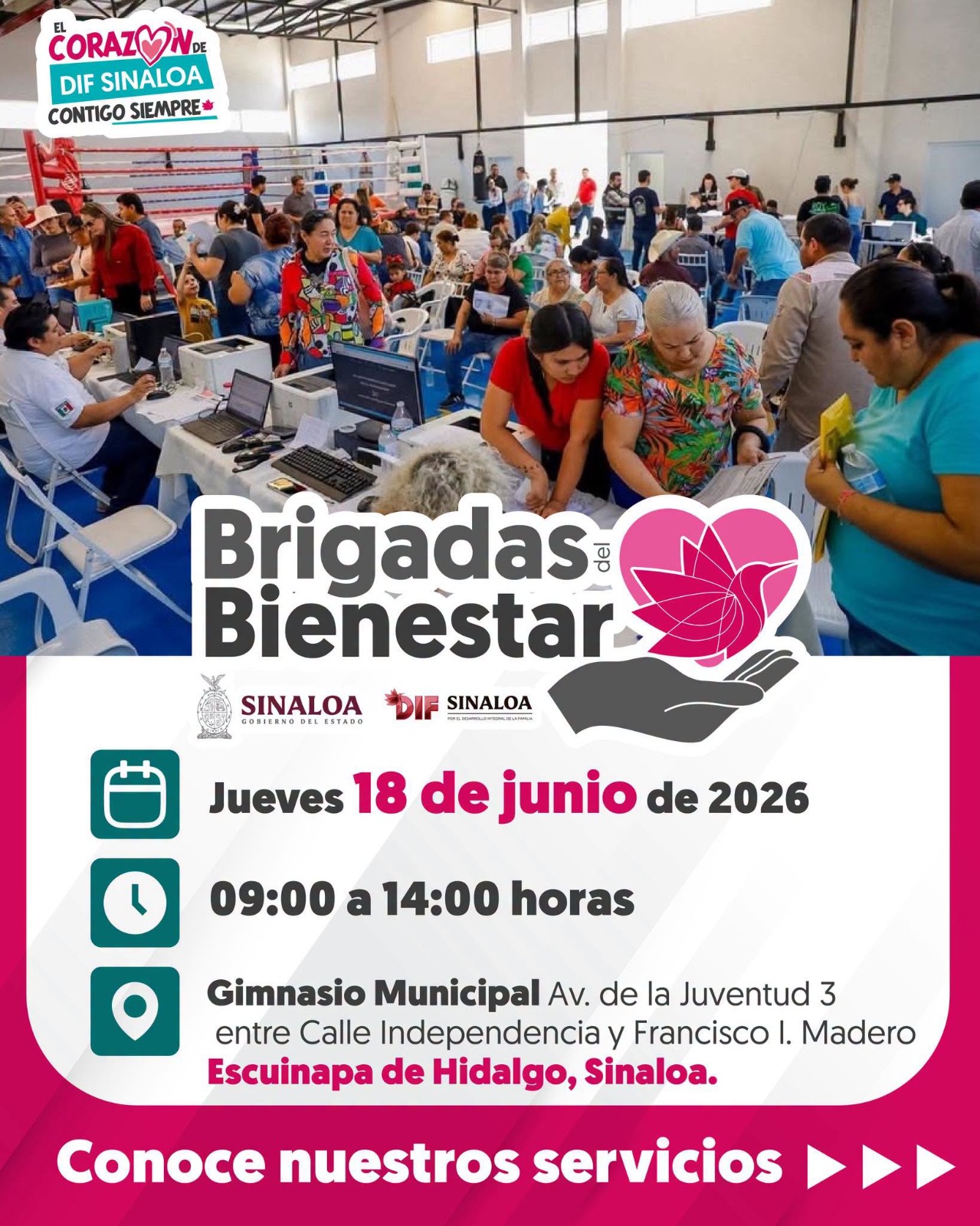 Brigadas del Bienestar en Escuinapa