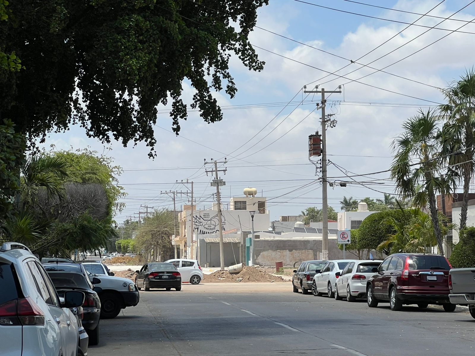 Calle Juan Carrasco, en Guasave