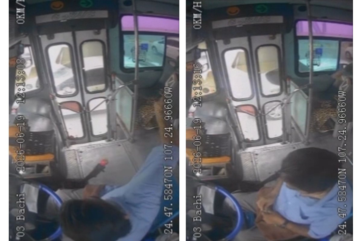 camionero haciendo mal uso de tarjeta de estudiante