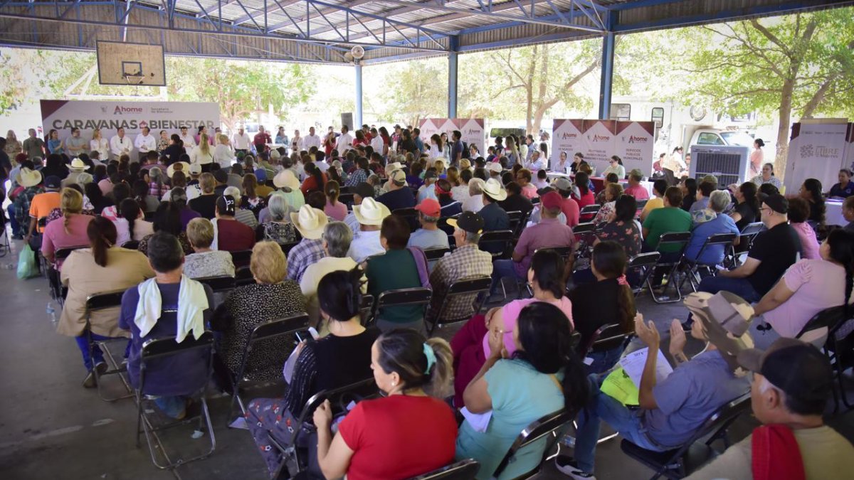 caravana del bienestar llega por segunda vez a ohuira asistentes
