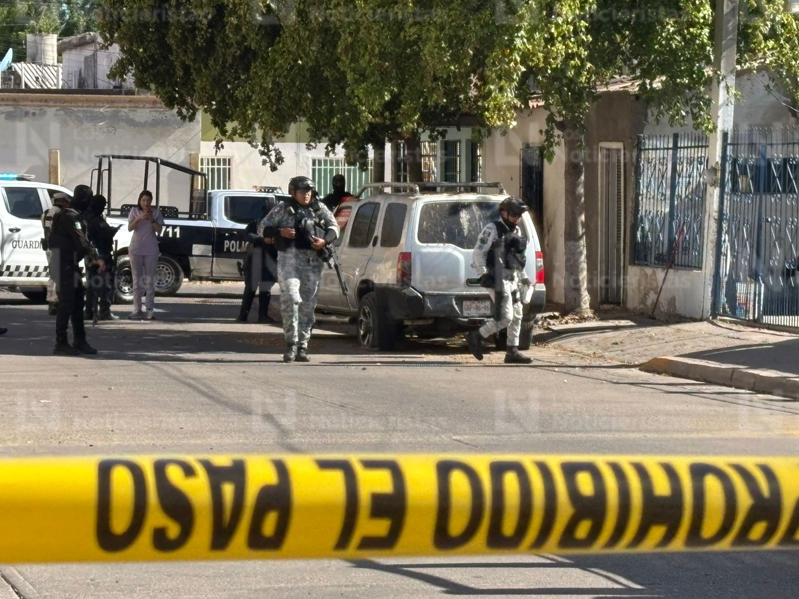 Vandalizan entrada de una casa en la colonia Ignacio Allende de Culiacán