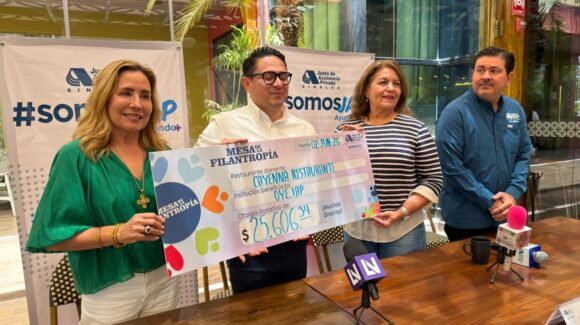 Cayenna Restaurante entrega donativo de la Mesa de la Filantropía a Oye IAP; se destinará a niños con discapacidad auditiva