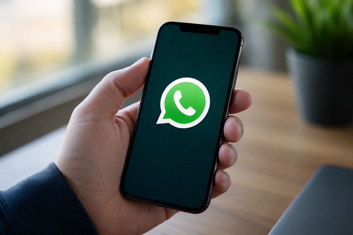 Celular con WhatsApp