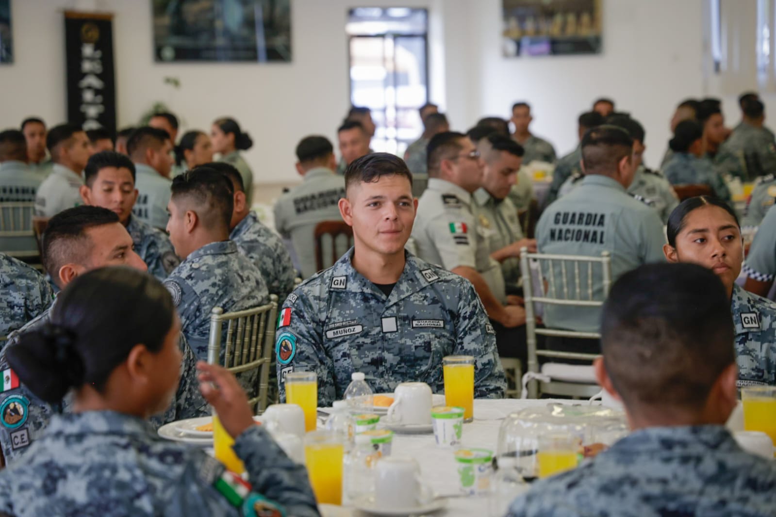 Ceremonia por el aniversario de la Guardia Nacional en El Sauz, Culiacán