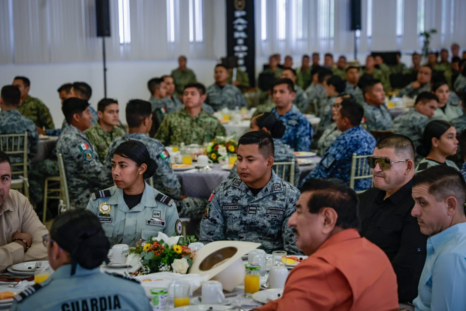 Ceremonia por el aniversario de la Guardia Nacional en El Sauz, Culiacán