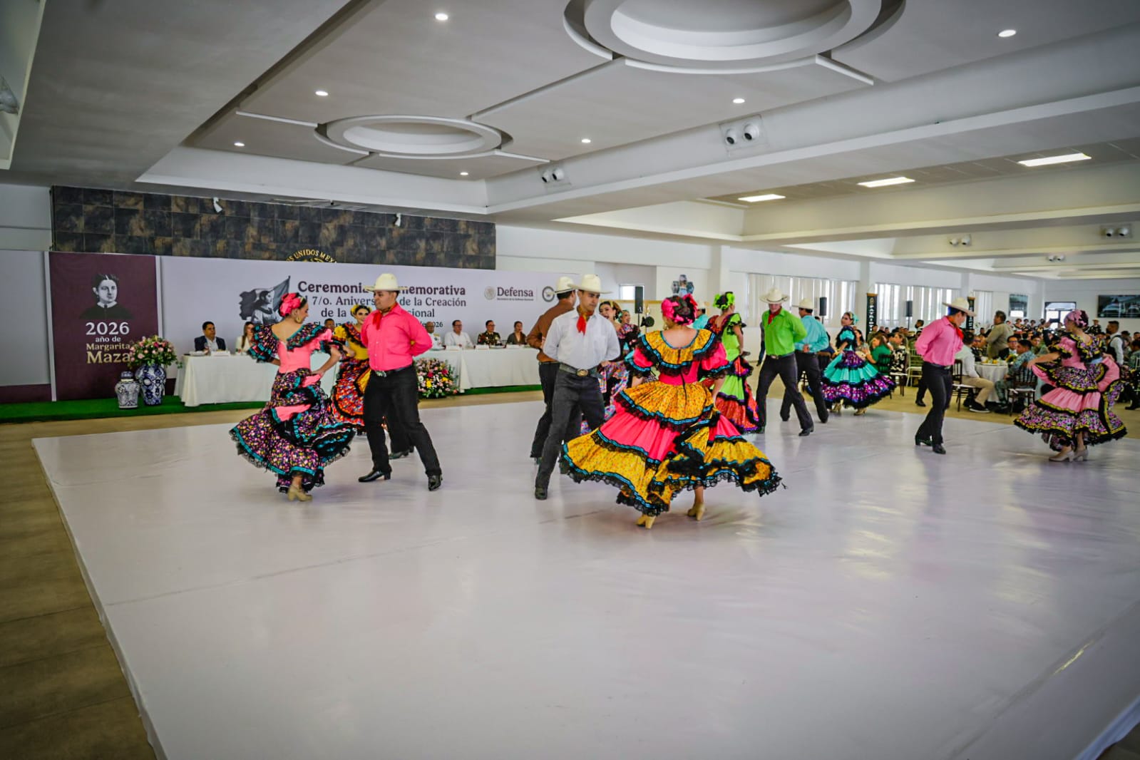 Ceremonia por el aniversario de la Guardia Nacional en El Sauz, Culiacán