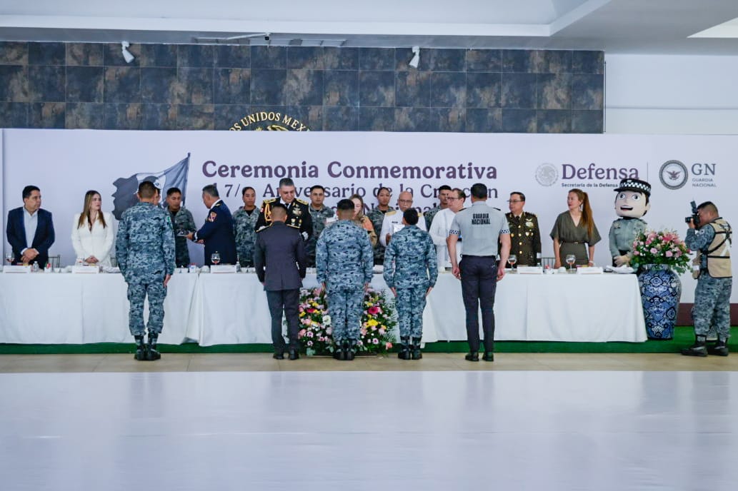 Ceremonia por el aniversario de la Guardia Nacional en El Sauz, Culiacán