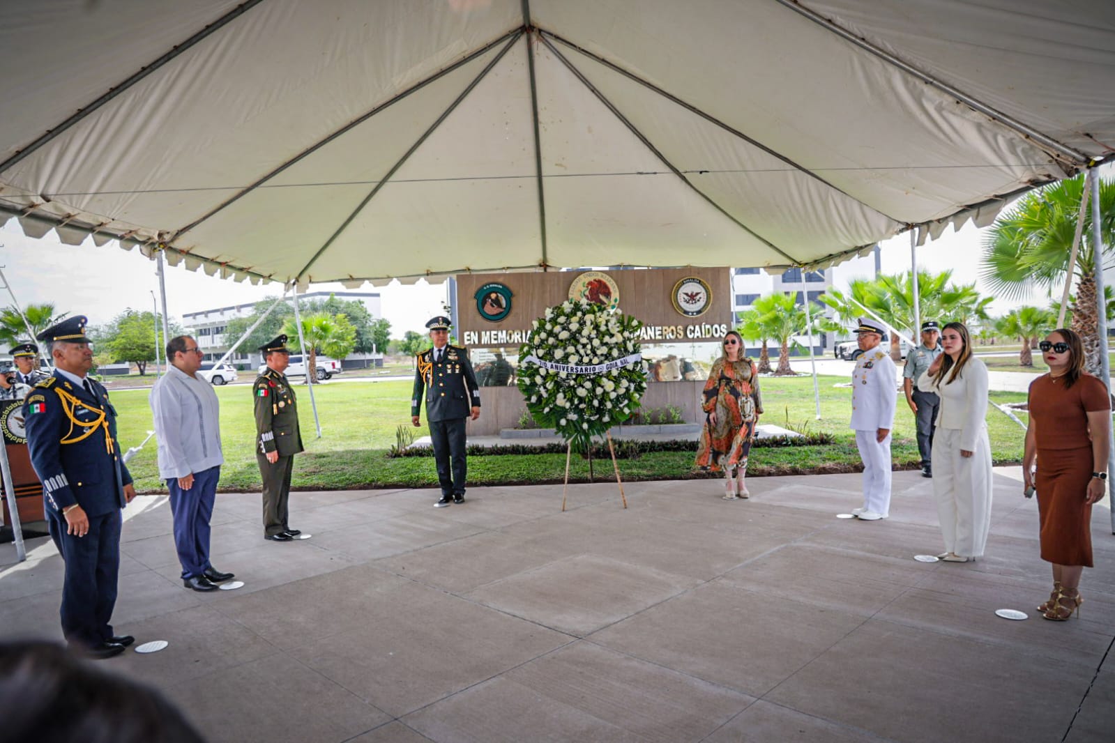 Ceremonia por el aniversario de la Guardia Nacional en El Sauz, Culiacán
