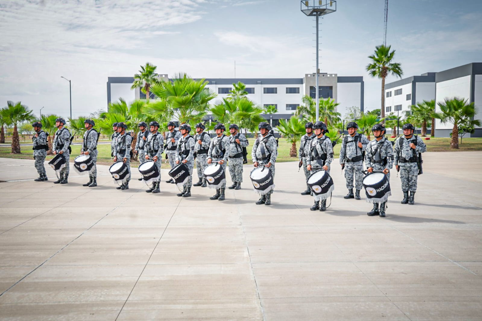 Ceremonia por el aniversario de la Guardia Nacional en El Sauz, Culiacán