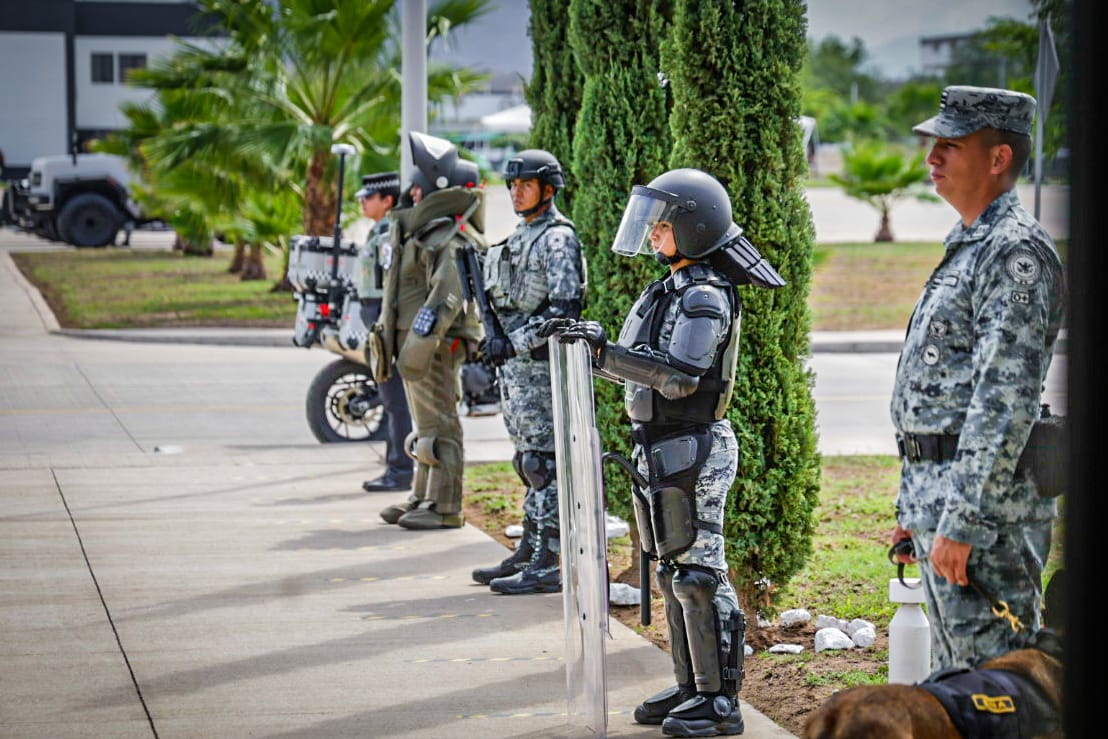 Ceremonia por el aniversario de la Guardia Nacional en El Sauz, Culiacán