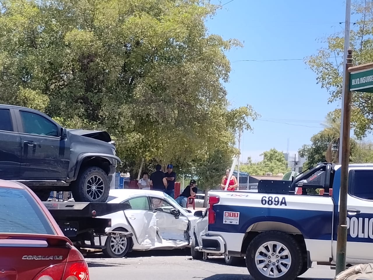 Choque en Guasave