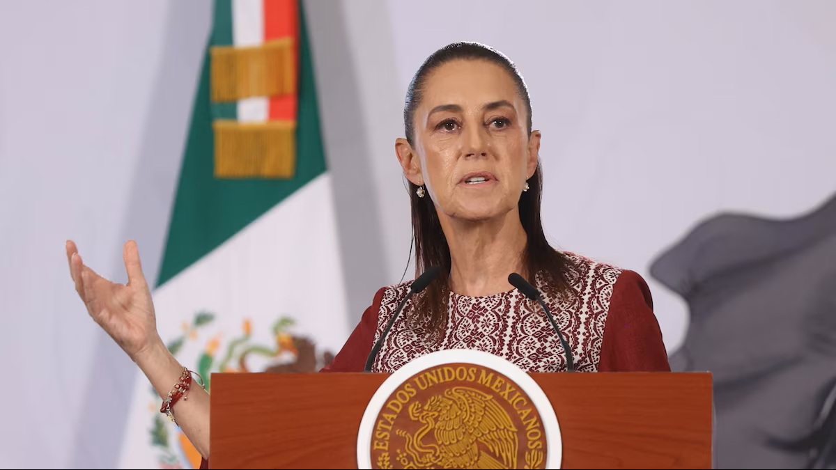 Claudia Sheinbaum en conferencia 'mañanera'
