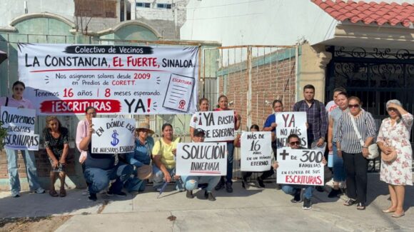 Vecinos de La Constancia, El Fuerte, exigen escrituras y amenazan con llevar protestas a Culiacán, Sinaloa