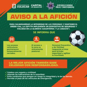 Restringen acceso vehicular a La Canasta, en Culiacán