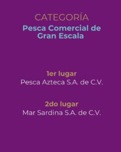 Conapesca entrega el Premio a la Pesca y Acuacultura Sustentable