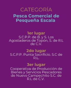 Conapesca entrega el Premio a la Pesca y Acuacultura Sustentable