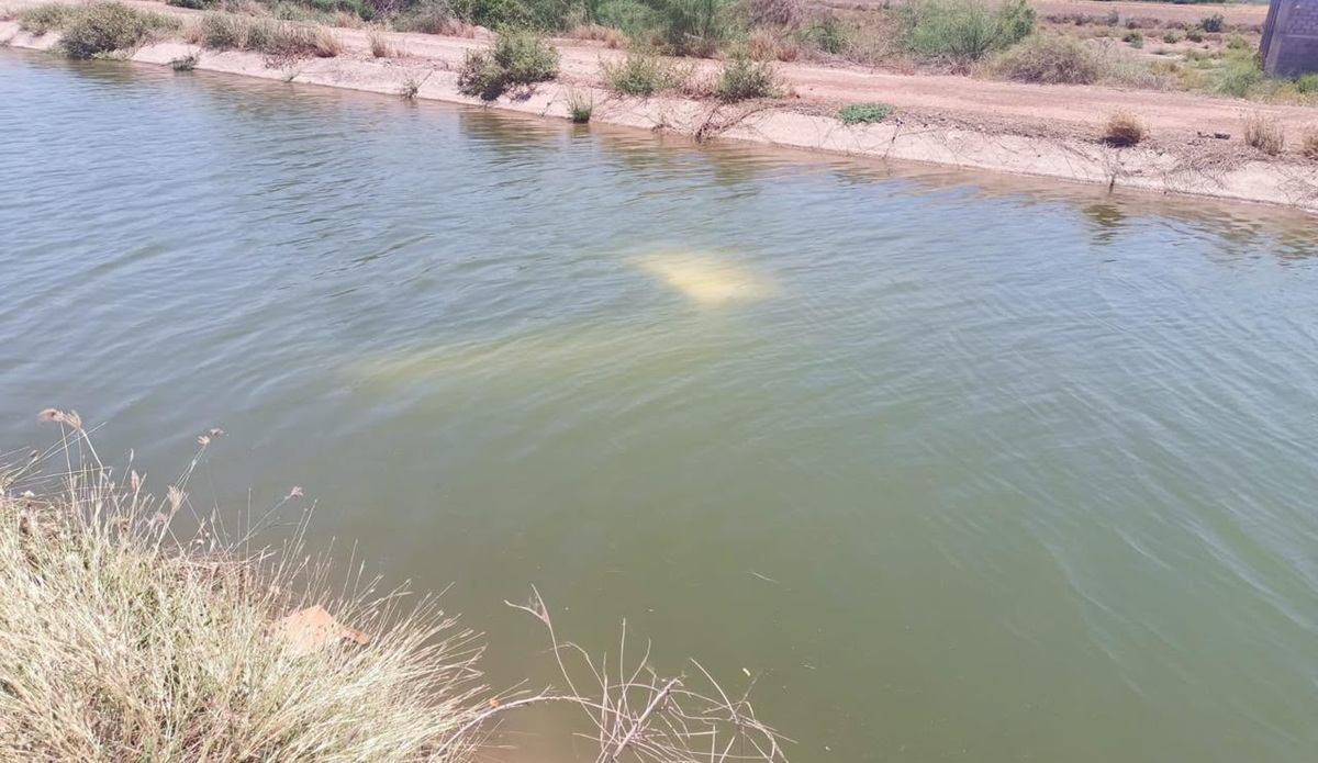 Conductor cae a canal en Guasave