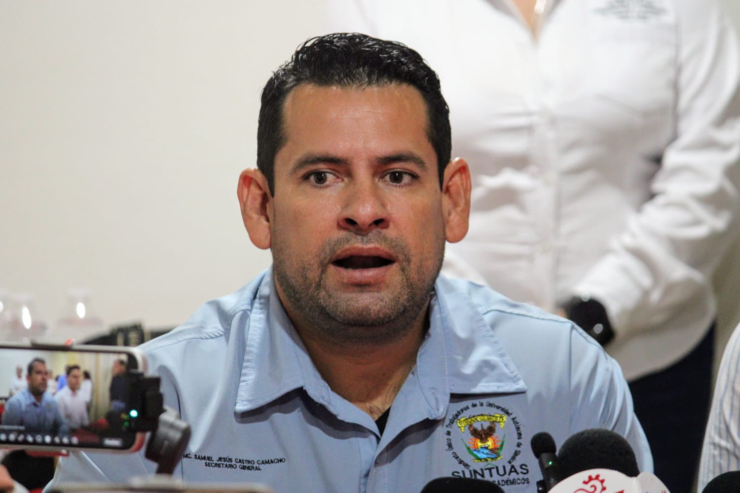 Samuel Jesús Castro Camacho, secretario general del Suntuas Sección Académicos