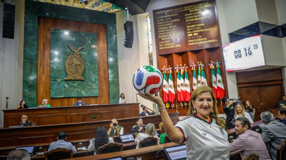 “El deporte une naciones”; Congreso de Sinaloa se suma a la fiesta mundialista