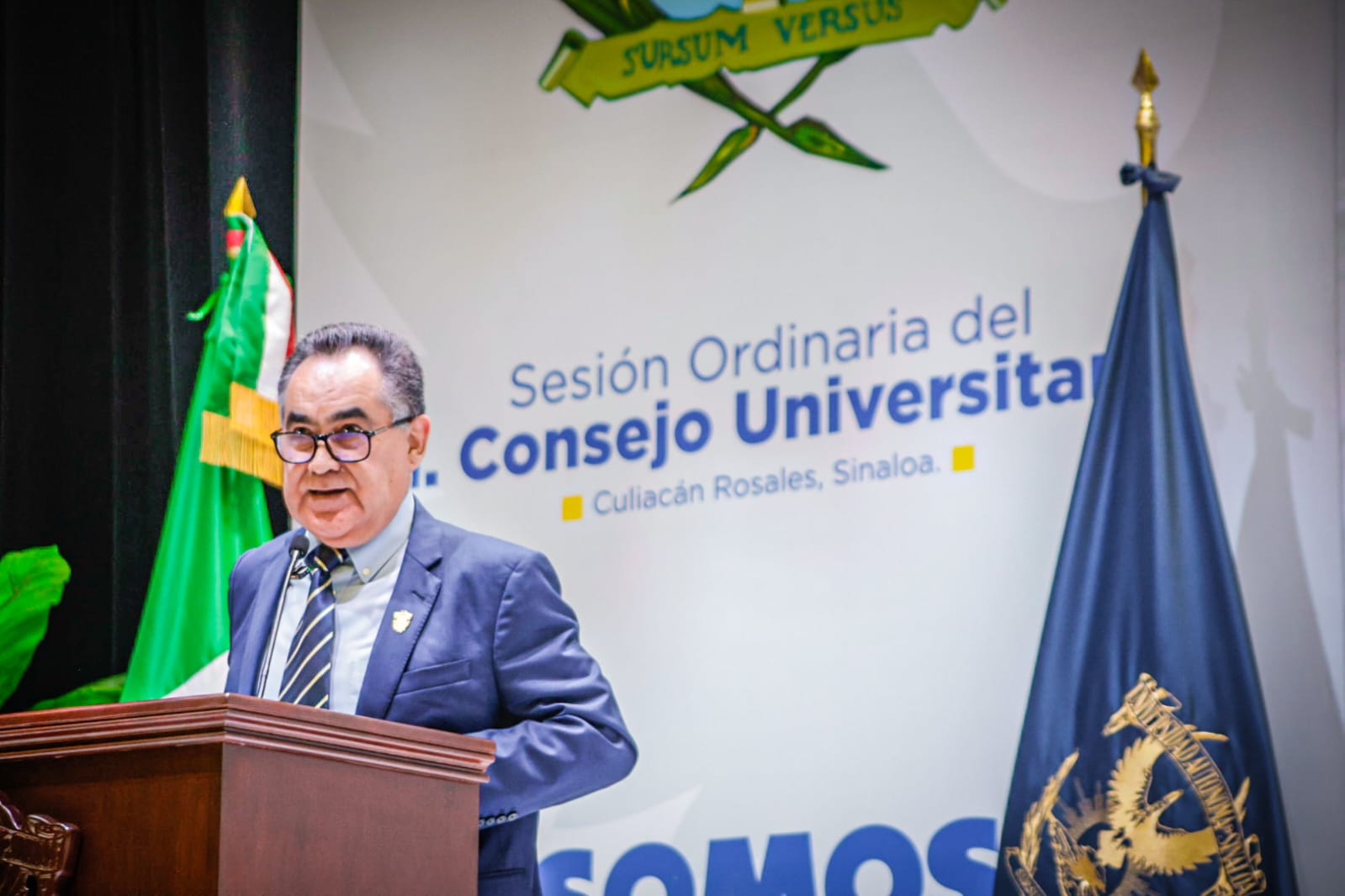 Rector de la UAS, Jesús Madueña Molina