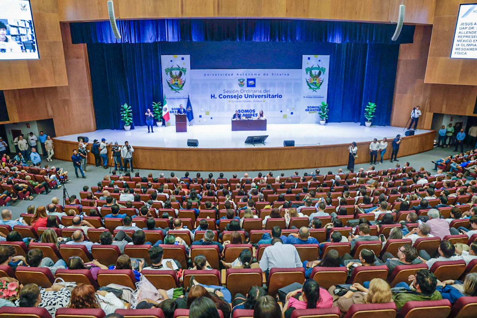 Sesión Universitaria del Consejo Universitario de la UAS