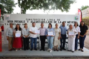 Inicia construcción de red de agua potable y alcantarillado sanitario en La Palma