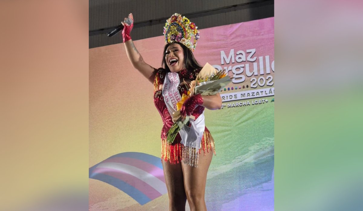 Coronación de Karina Torres en la Marcha del Pride 2026 en Mazatlán
