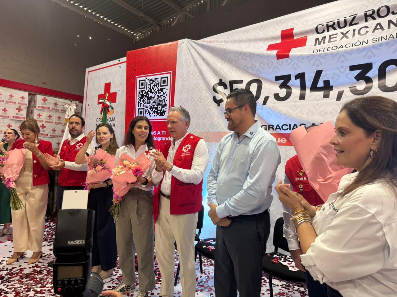 Cruz Roja Sinaloa supera meta y recauda más de 50 millones de pesos en colecta anual