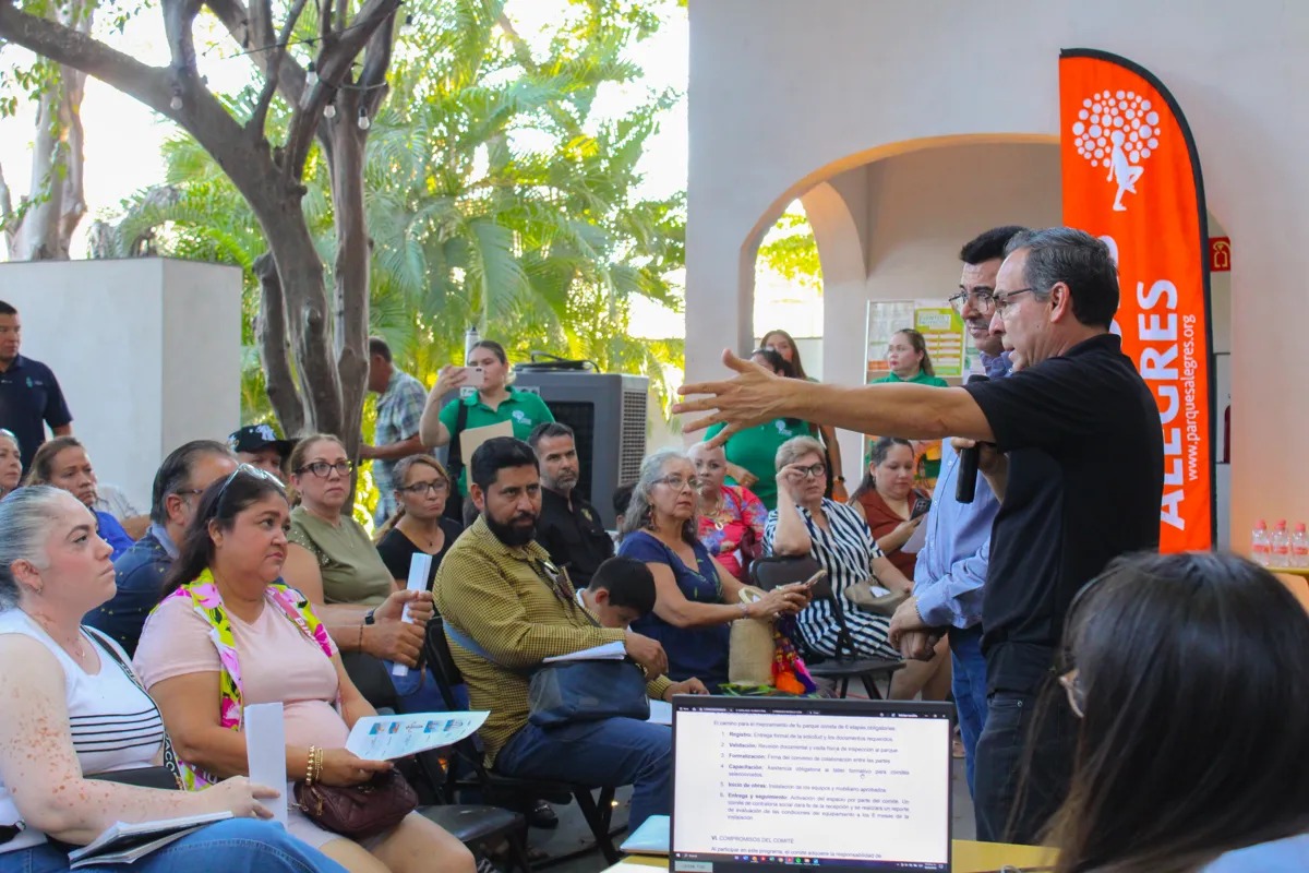 Suman a ciudadanos de Culiacán al programa Parques Vivos 4x1