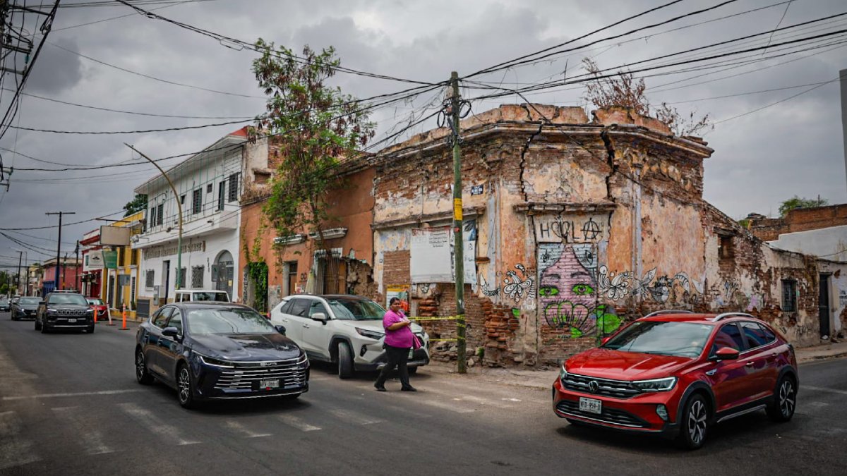 derrumbe de casonas en culiacan sin