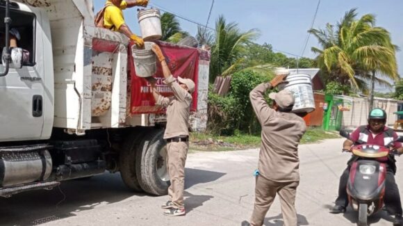 ¡Todos contra el dengue! Convocan a gran jornada de descacharrización en Isla del Bosque, Escuinapa, Sinaloa
