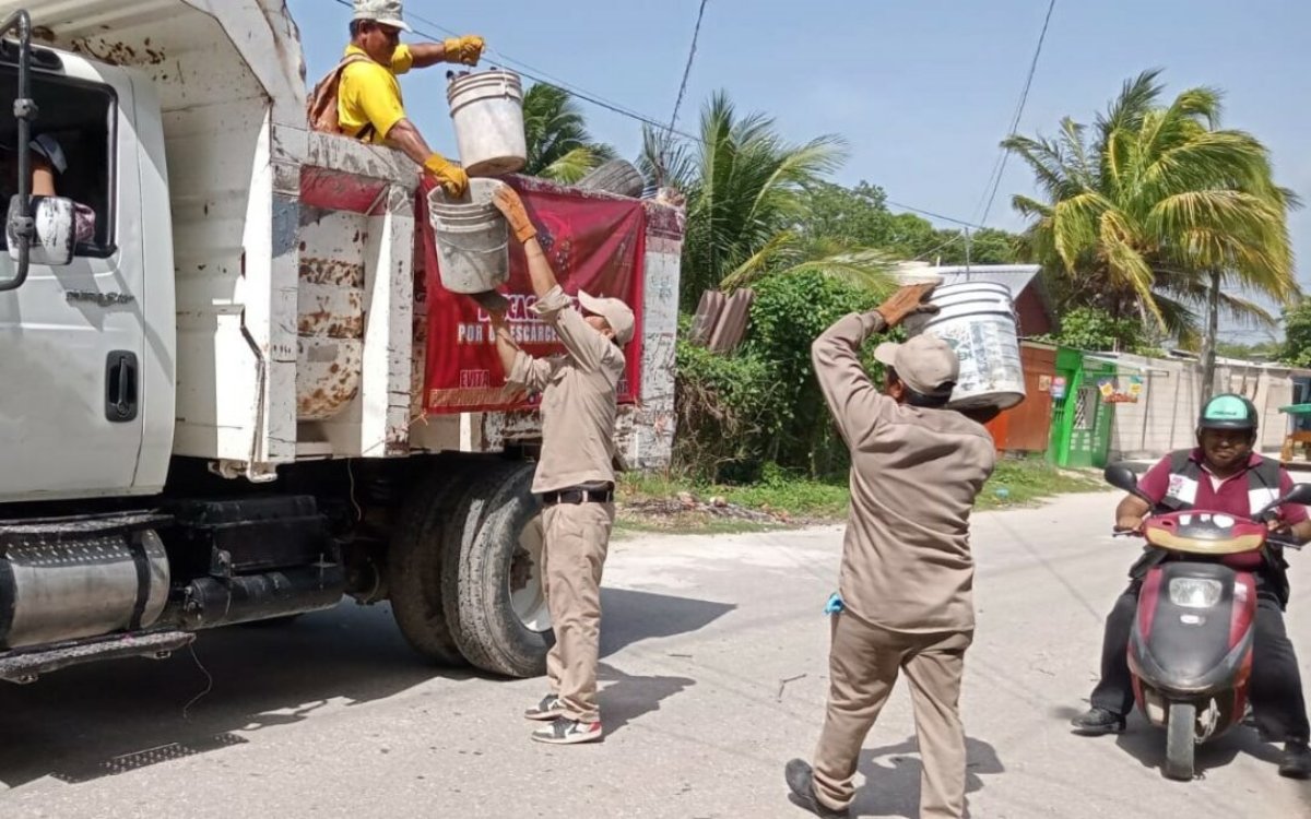 descacharrización en Isla del Bosque, Escuinapa