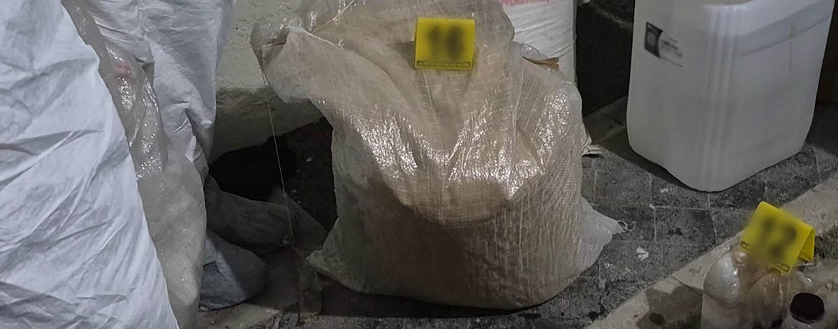 Desmantelamiento de laboratorio de drogas en Zapopan, Jalisco