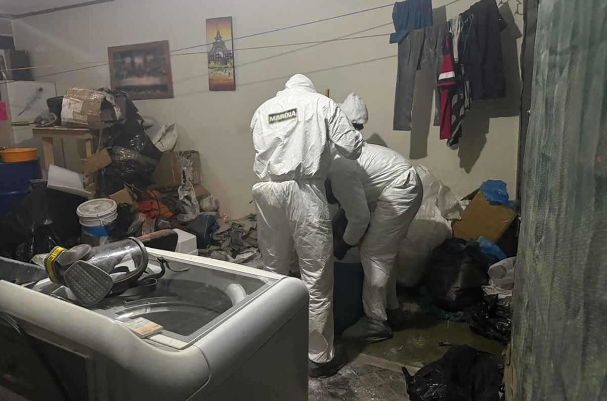 Desmantelamiento de laboratorio de drogas en Zapopan, Jalisco