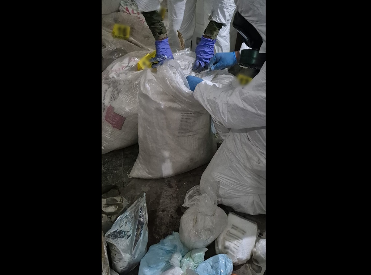 Desmantelamiento de laboratorio de drogas en Zapopan, Jalisco