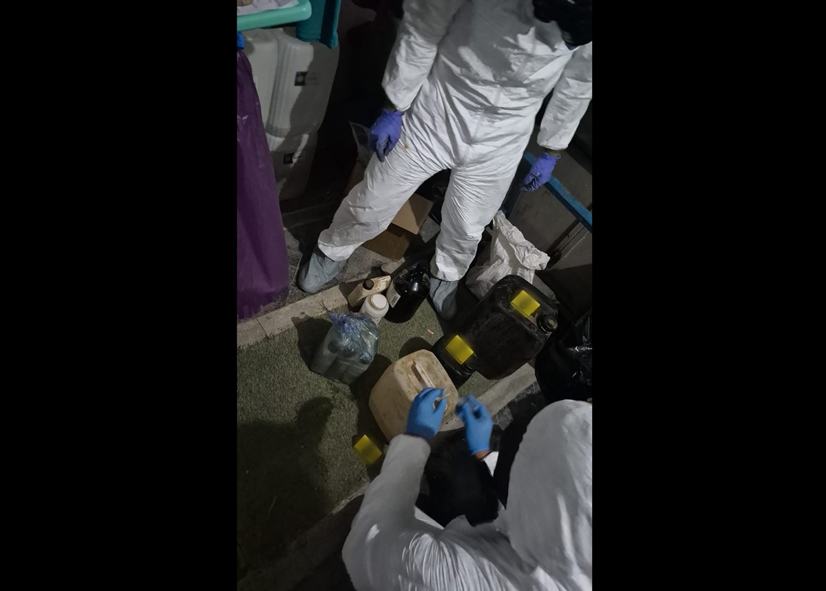 Desmantelamiento de laboratorio de drogas en Zapopan, Jalisco