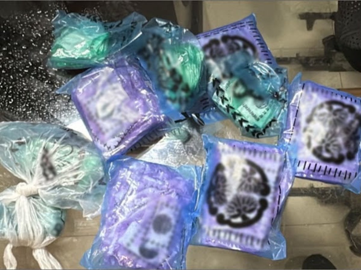 presunta droga decomisada