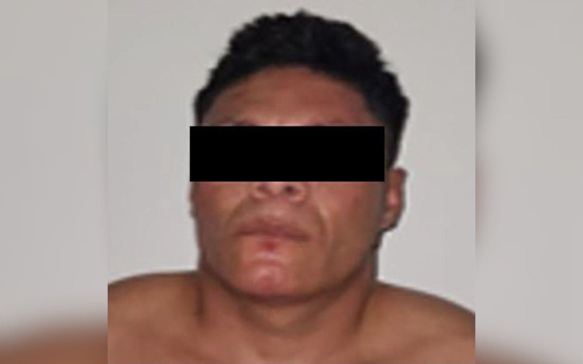Hombre detenido en Culiacán