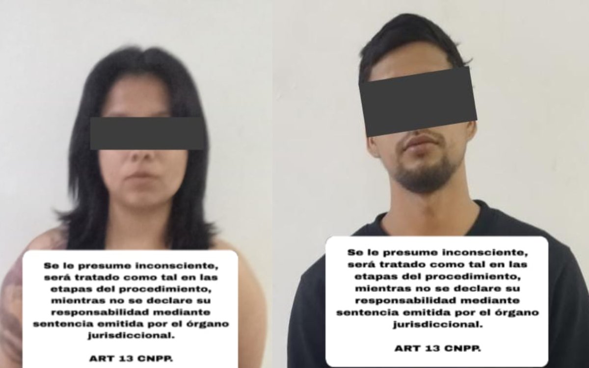 Cristian “N” y Arlet “N”, por su probable participación en el delito de tránsito en vehículo con reporte de robo