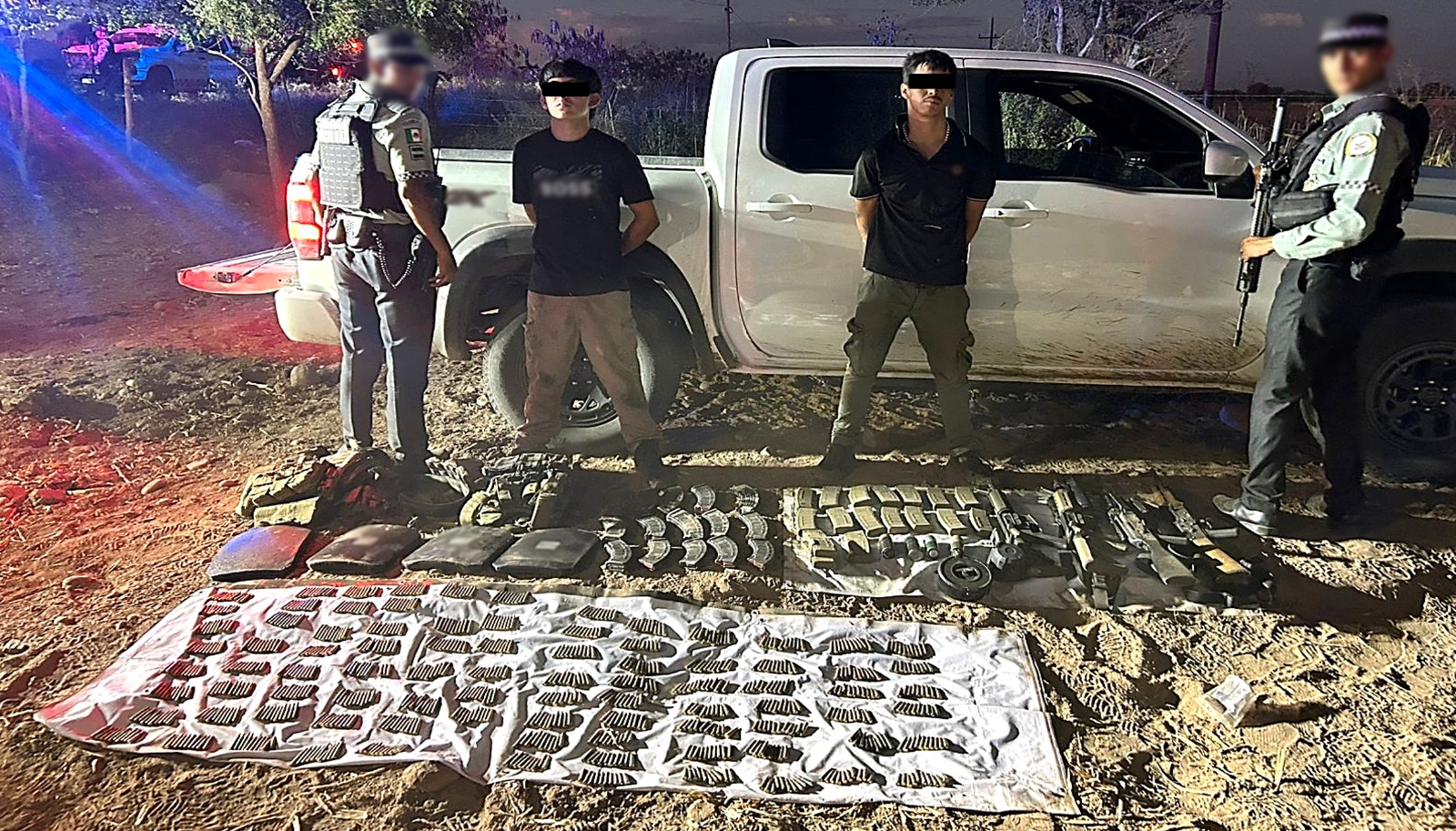 Dos detenidos en Quilá, Culiacán