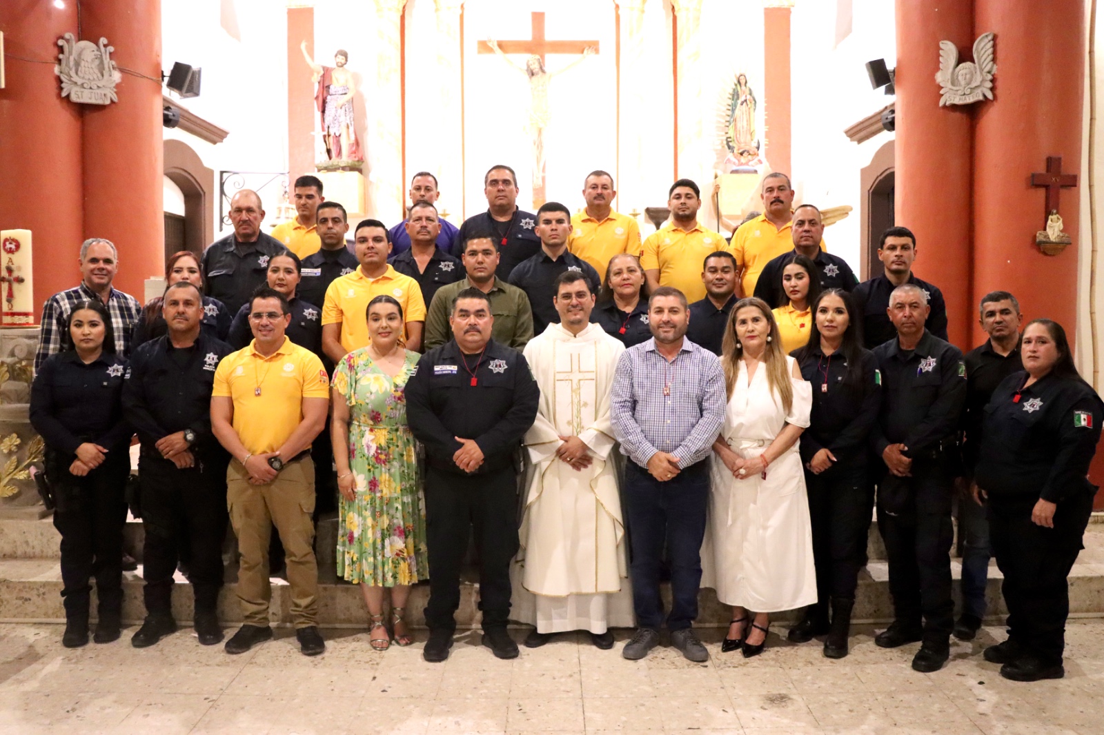 Misa por el Día del Policía en Badiraguato