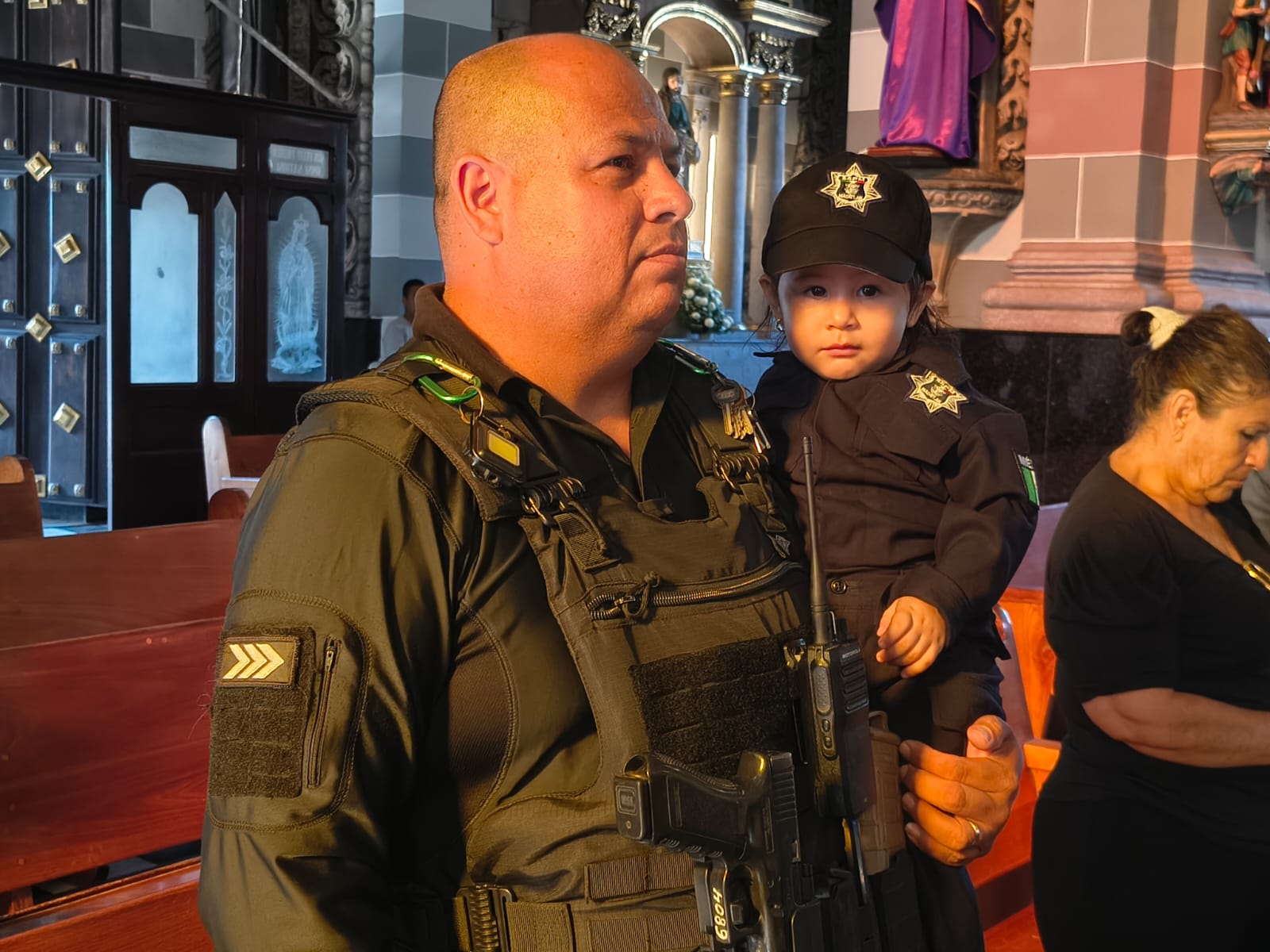 Celebran el Día del Policía con misa especial en Catedral de Mazatlán