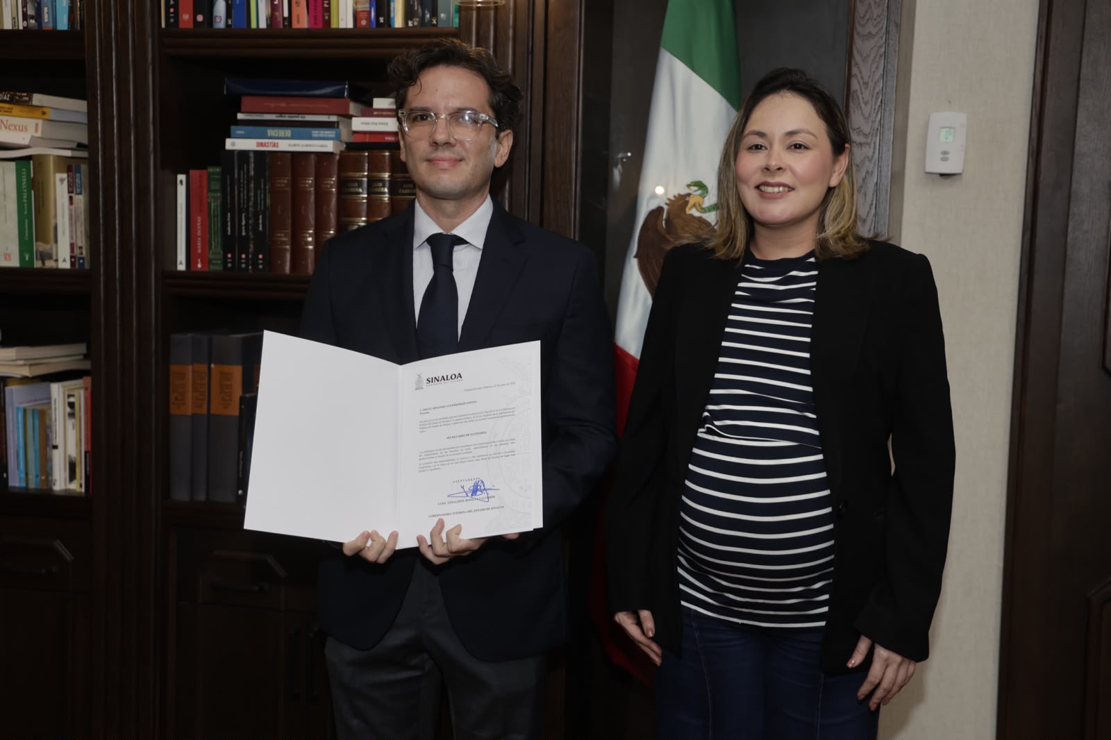 Diego Armando Aguerrebere Espitia, nuevo secretario de Economía en Sinaloa