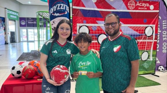 ¡La fiebre mundialista conquista Mazatlán, Sinaloa! Plaza Acaya reúne a familias en una gran fiesta futbolera