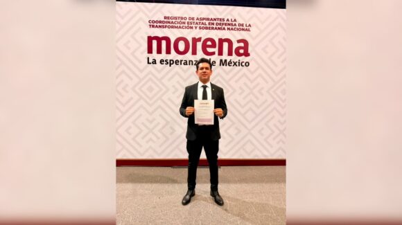 ¡Sí es aspirante! Kristiam Espinoza se registra en línea al proceso interno de Morena; en días publicarán la lista completa