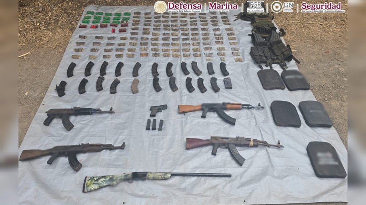 dos extranjeros y un menor entre los 7 sicarios detenidos en mazatlan arma